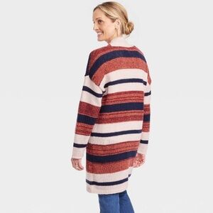 Knox Rose Open Front Color Block Cardigan l S
